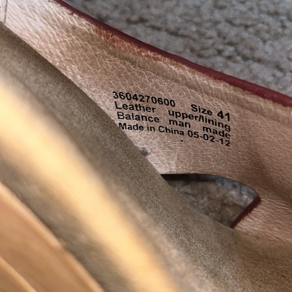 Dansko Tasha Wedge Chunky Heel Leather Sandals 41 / 11-11.5 - Picture 8 of 8